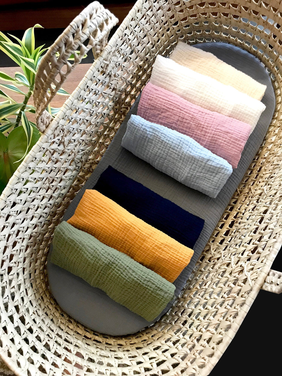 Organic Cotton Fitted Sheet | Soft Double Gauze