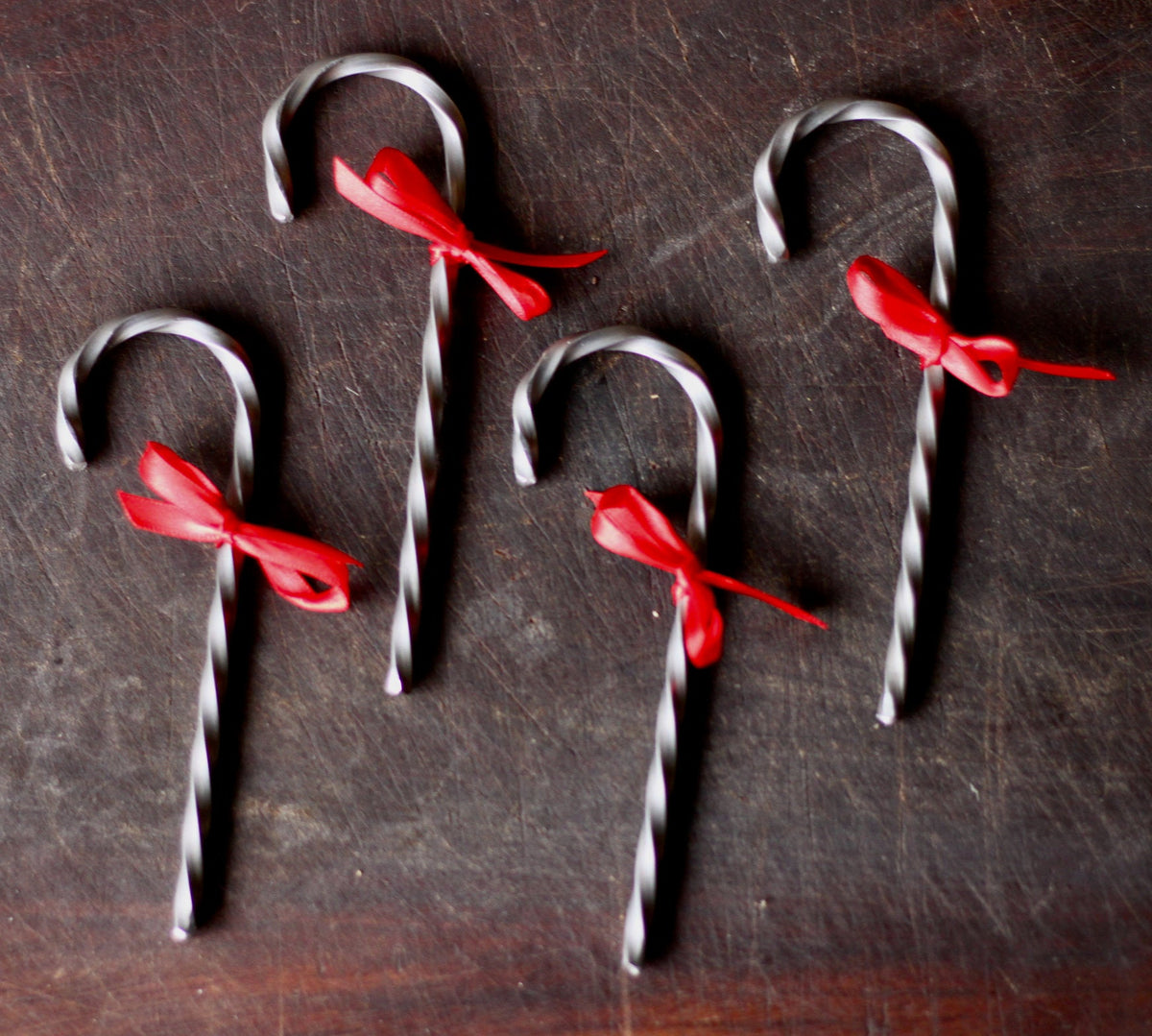 Steel Candy Cane Ornament-4