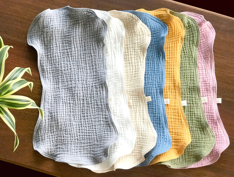 Burp Cloth | Organic Cotton Double Gauze-zoom-