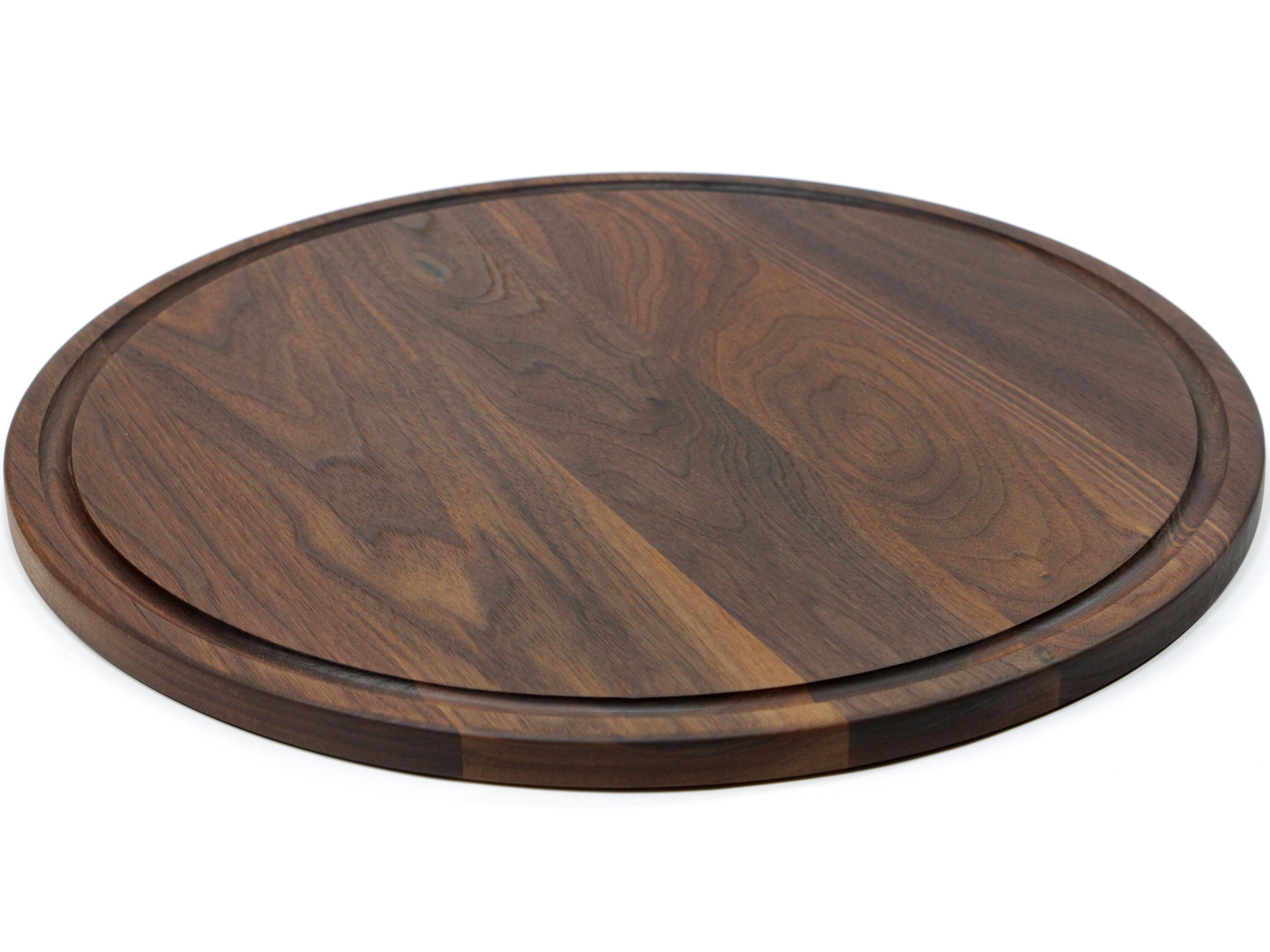 Large Walnut Round Cheese Board-zoom-9