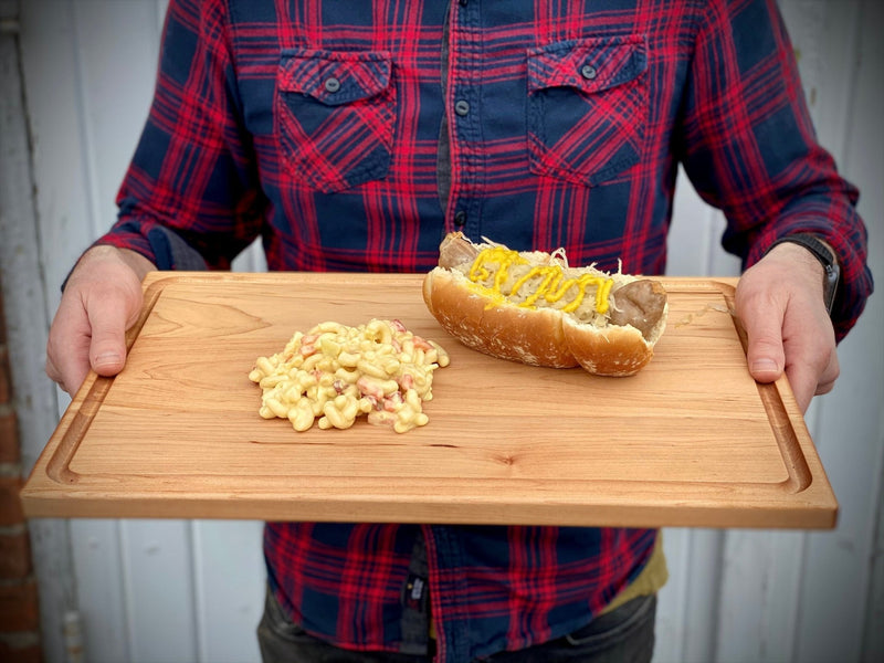 Large Wood Cutting Board with Juice Groove-zoom-