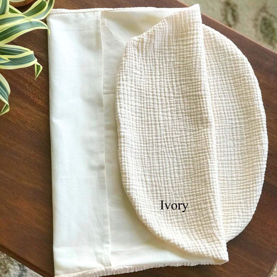 Snuggle Me Infant Lounger Slip Cover | Organic Cotton Double Gauze