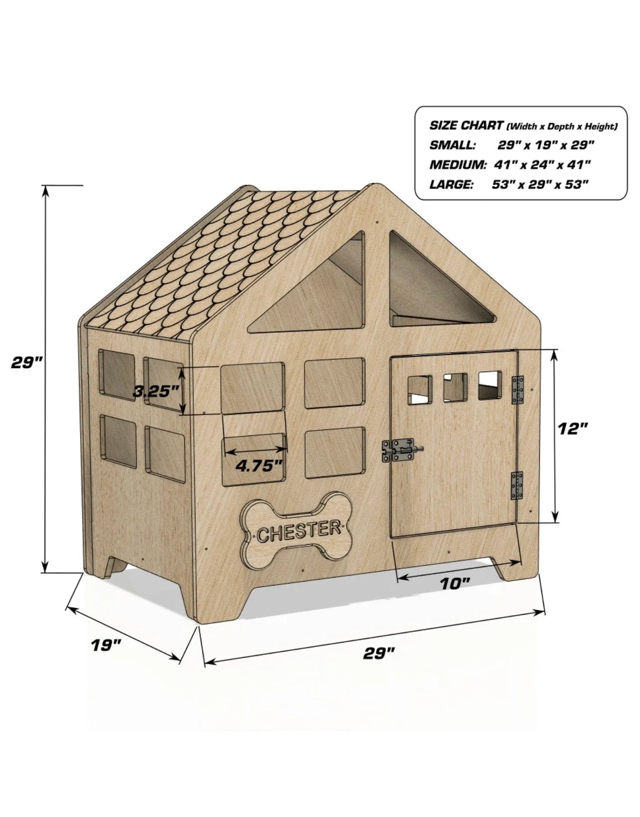 Greg | Traditional Dog House-9