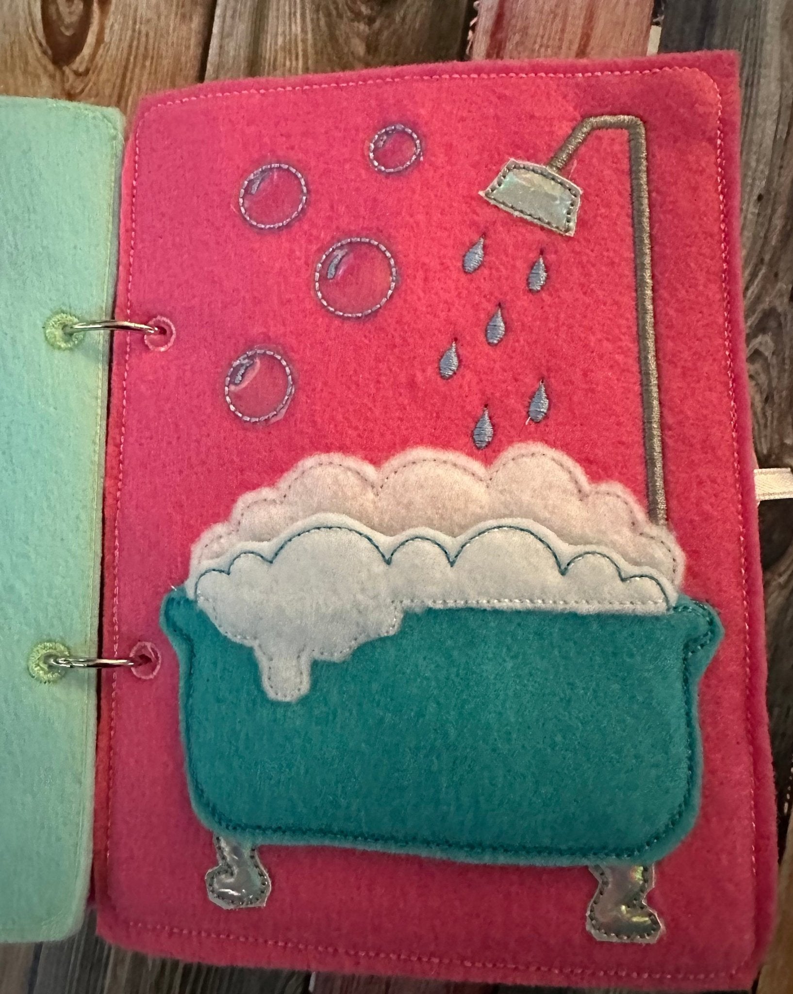 Felt Dollhouse Quiet Book | Interactive Toddler Activity Toy - Aware House