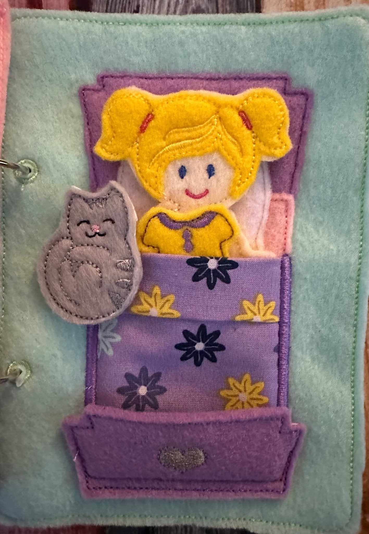 Felt Dollhouse Quiet Book | Interactive Toddler Activity Toy - Aware House