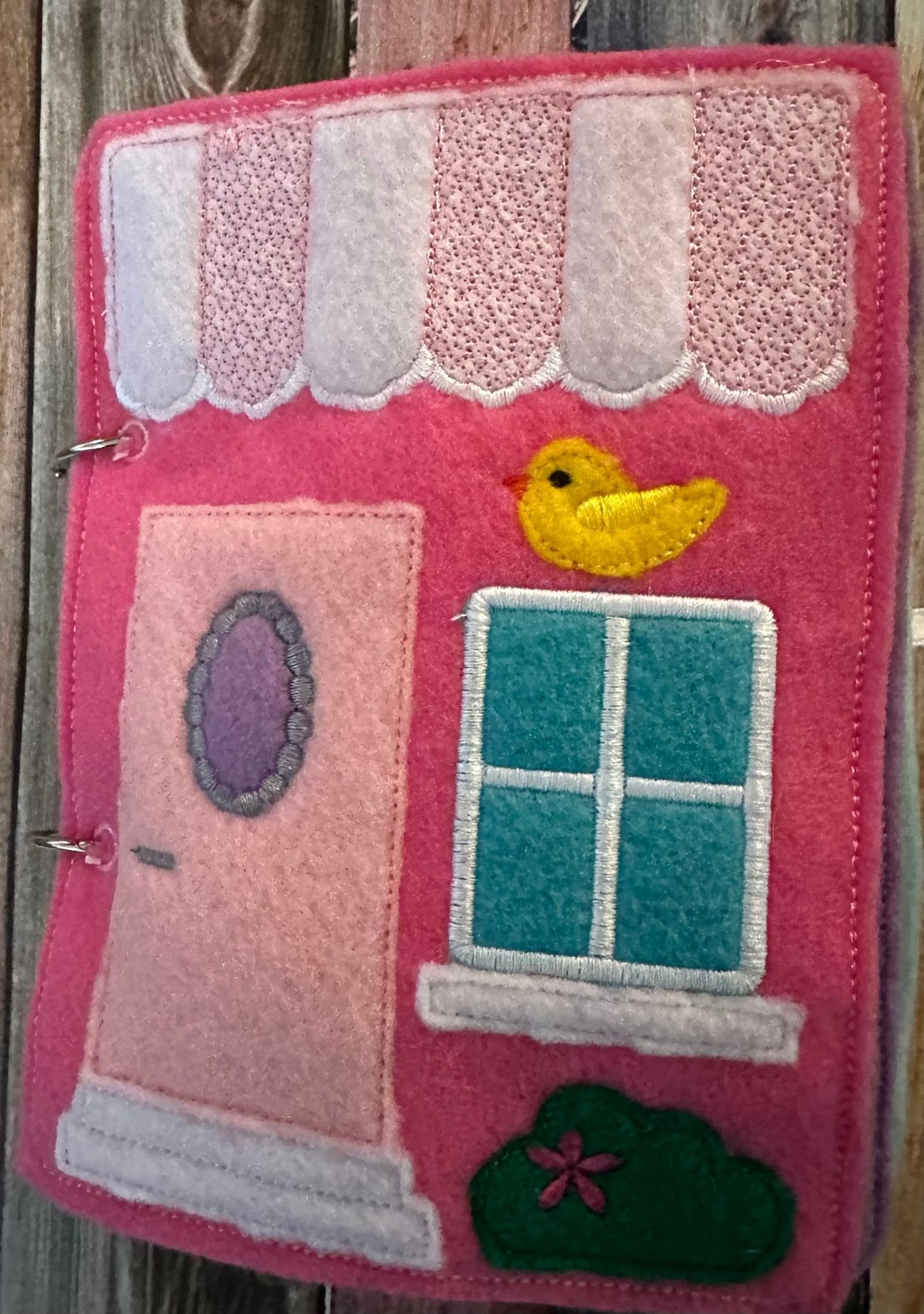 Felt Dollhouse Quiet Book | Interactive Toddler Activity Toy - Aware House