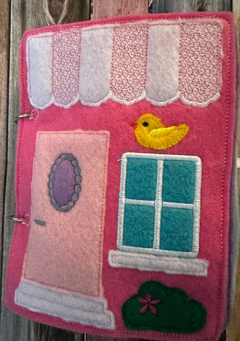 Felt Dollhouse Quiet Book | Interactive Toddler Activity Toy - Aware House