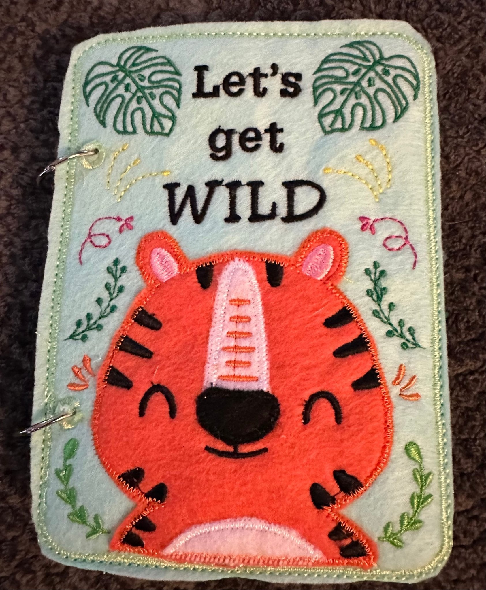 Jungle Animal Quiet Book | Interactive Toddler Activity Toy - Aware House