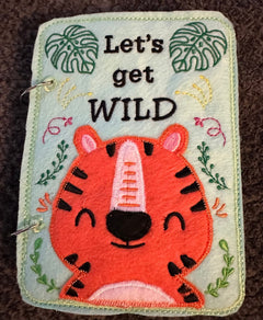 Jungle Animal Quiet Book | Interactive Toddler Activity Toy - Aware House