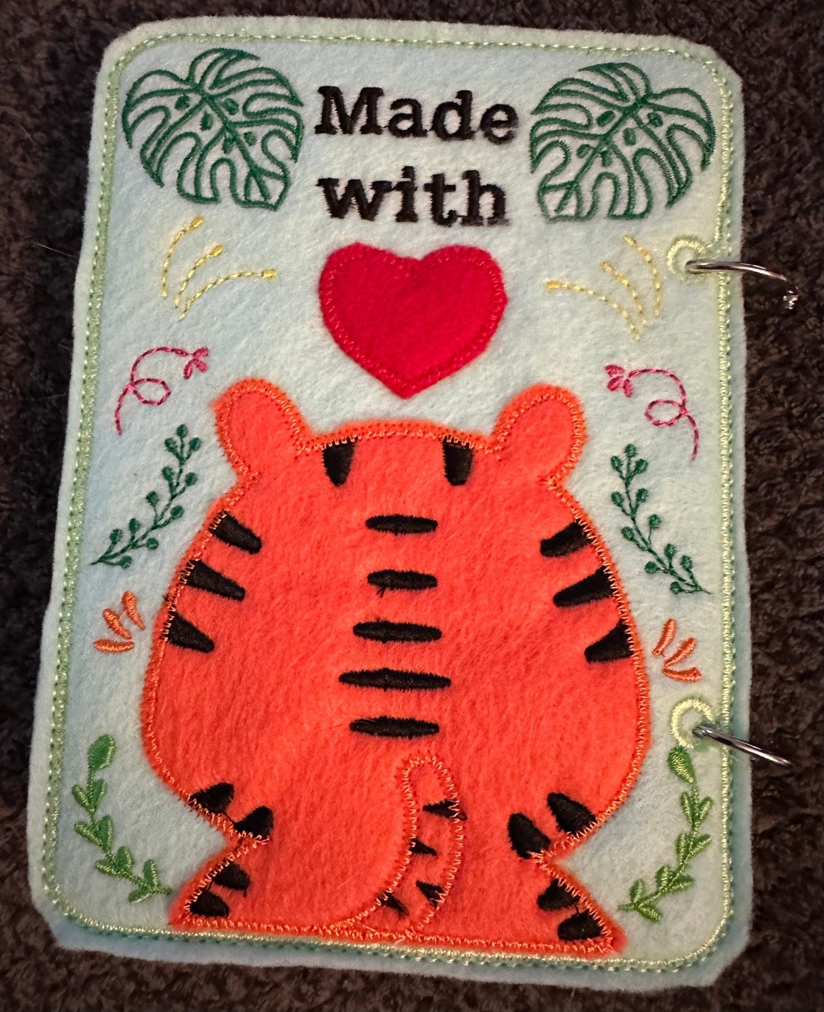 Jungle Animal Quiet Book | Interactive Toddler Activity Toy - Aware House