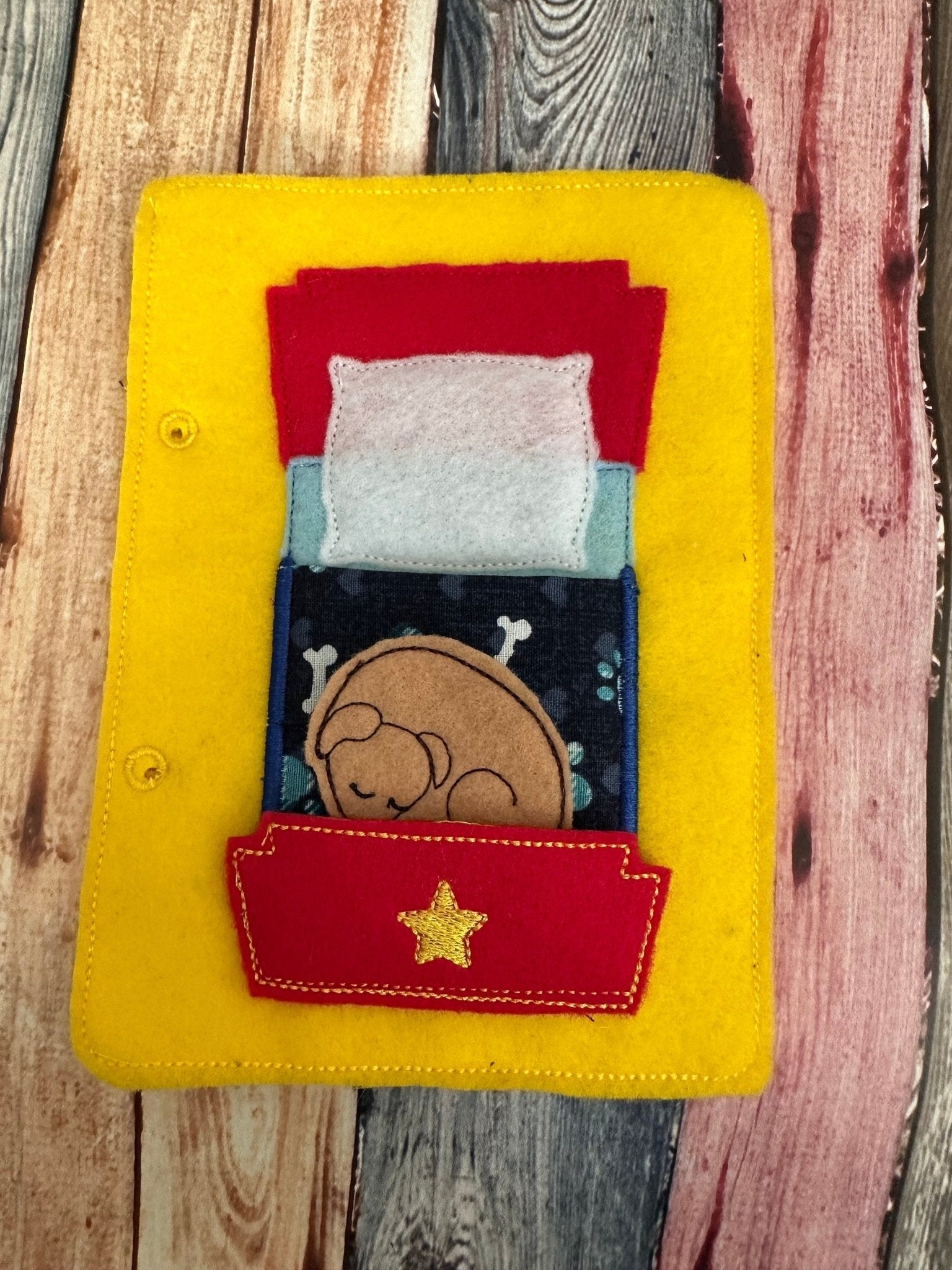 Portable Felt Dollhouse Quiet Book | Children's Activity Toy - Aware House