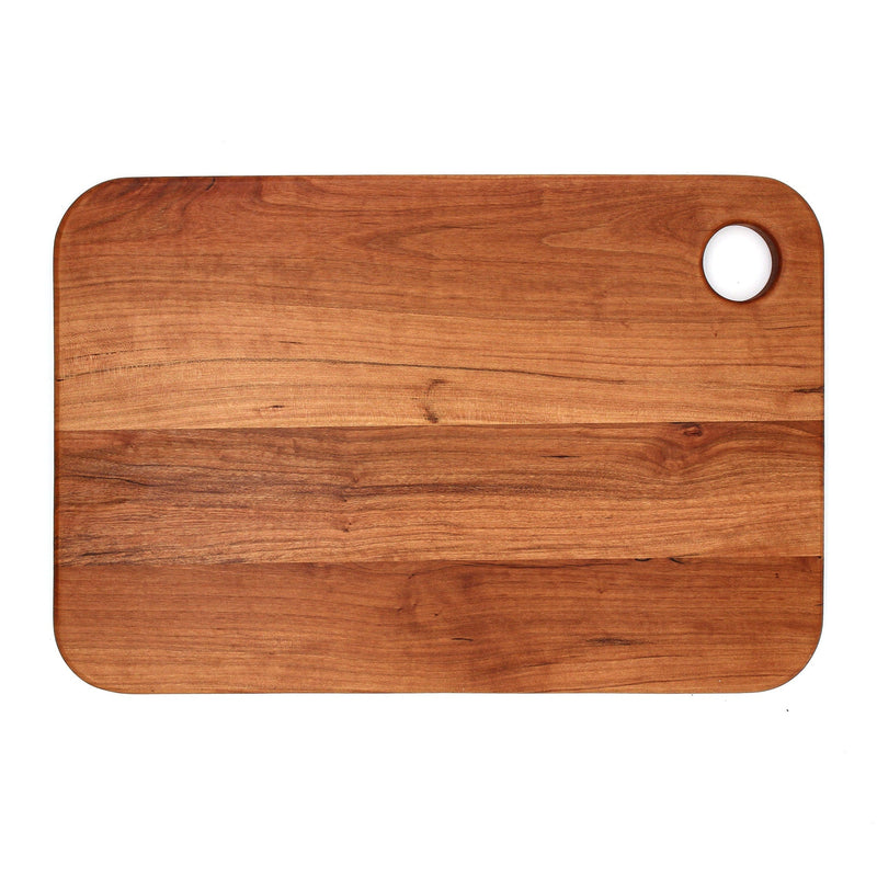 Large Wood Cutting Board with Thumb Hole & Juice Groove-zoom-