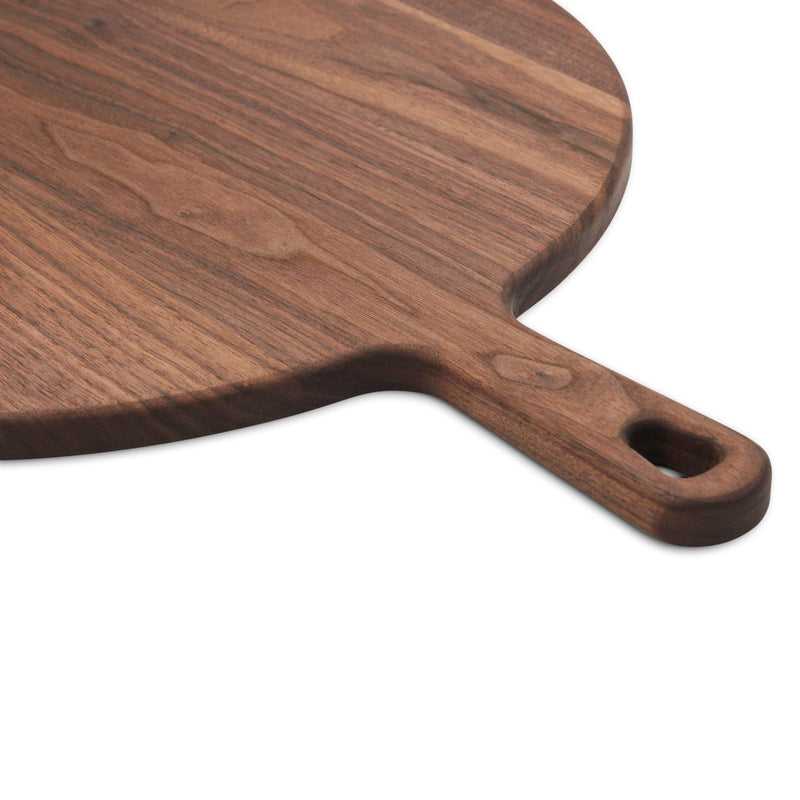 Walnut Paddle Cutting Board With Handle-zoom-