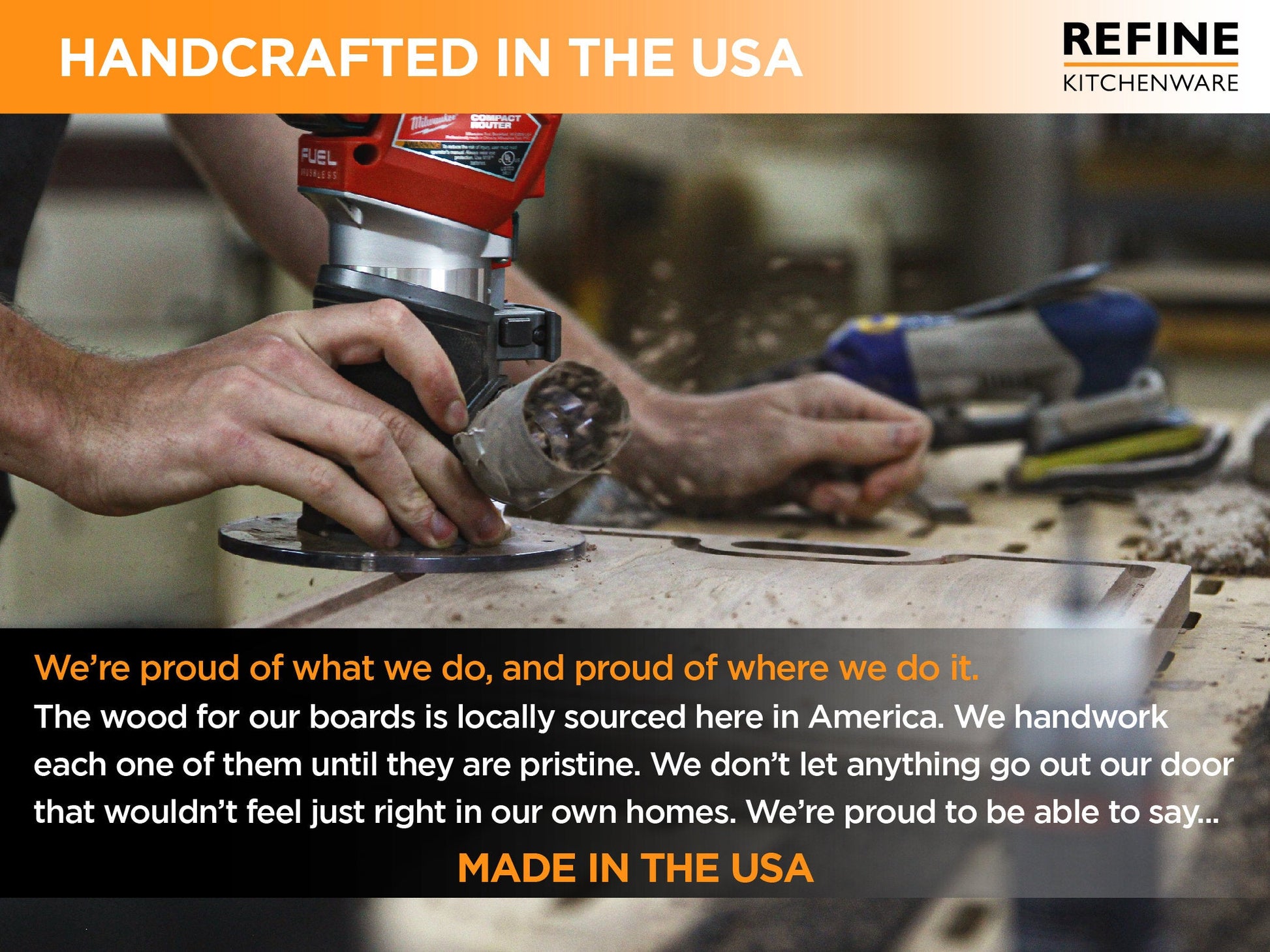 Large Cherry Wood Cutting Board With Juice Groove and Handles-3