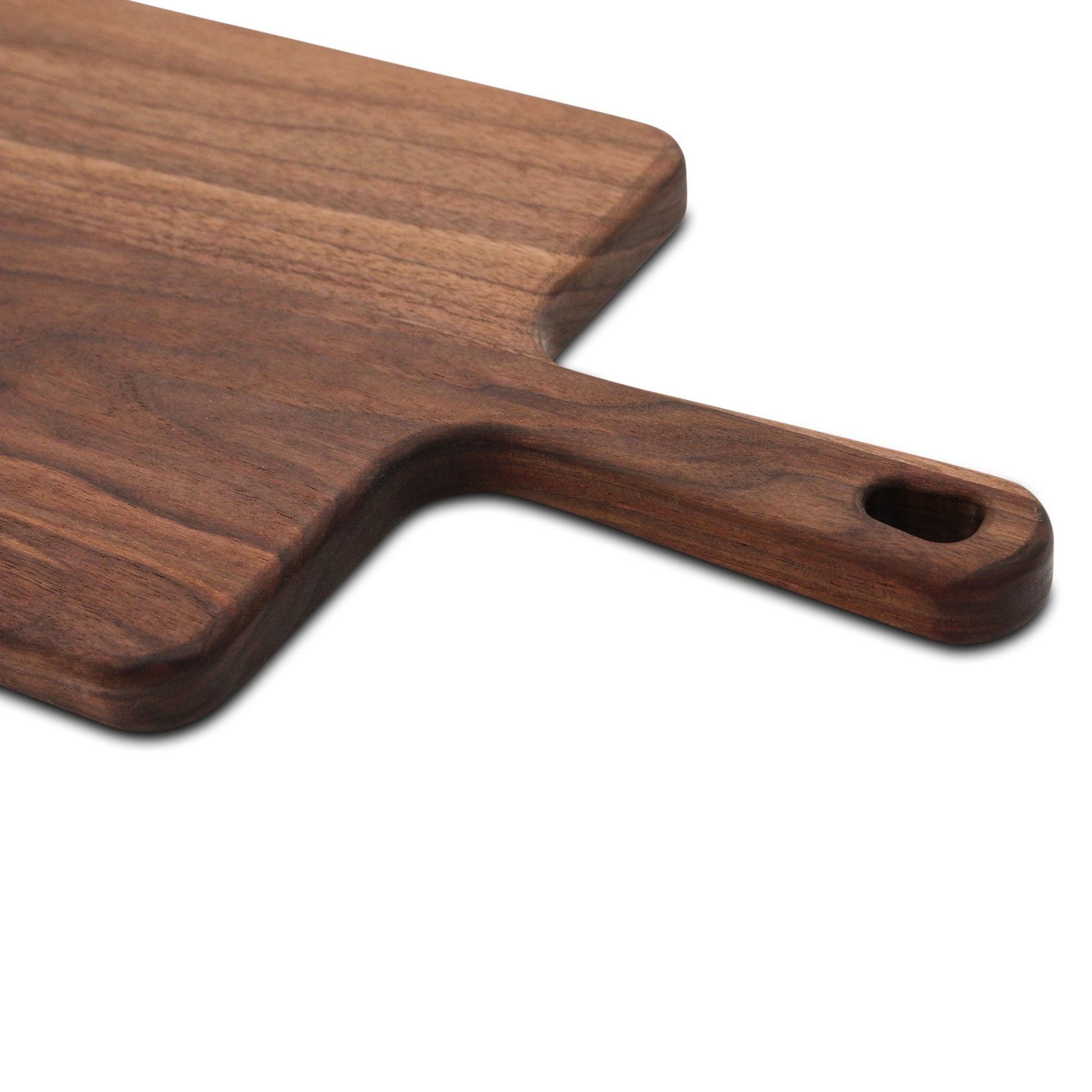 Walnut Paddle Cutting Board With Handle-7