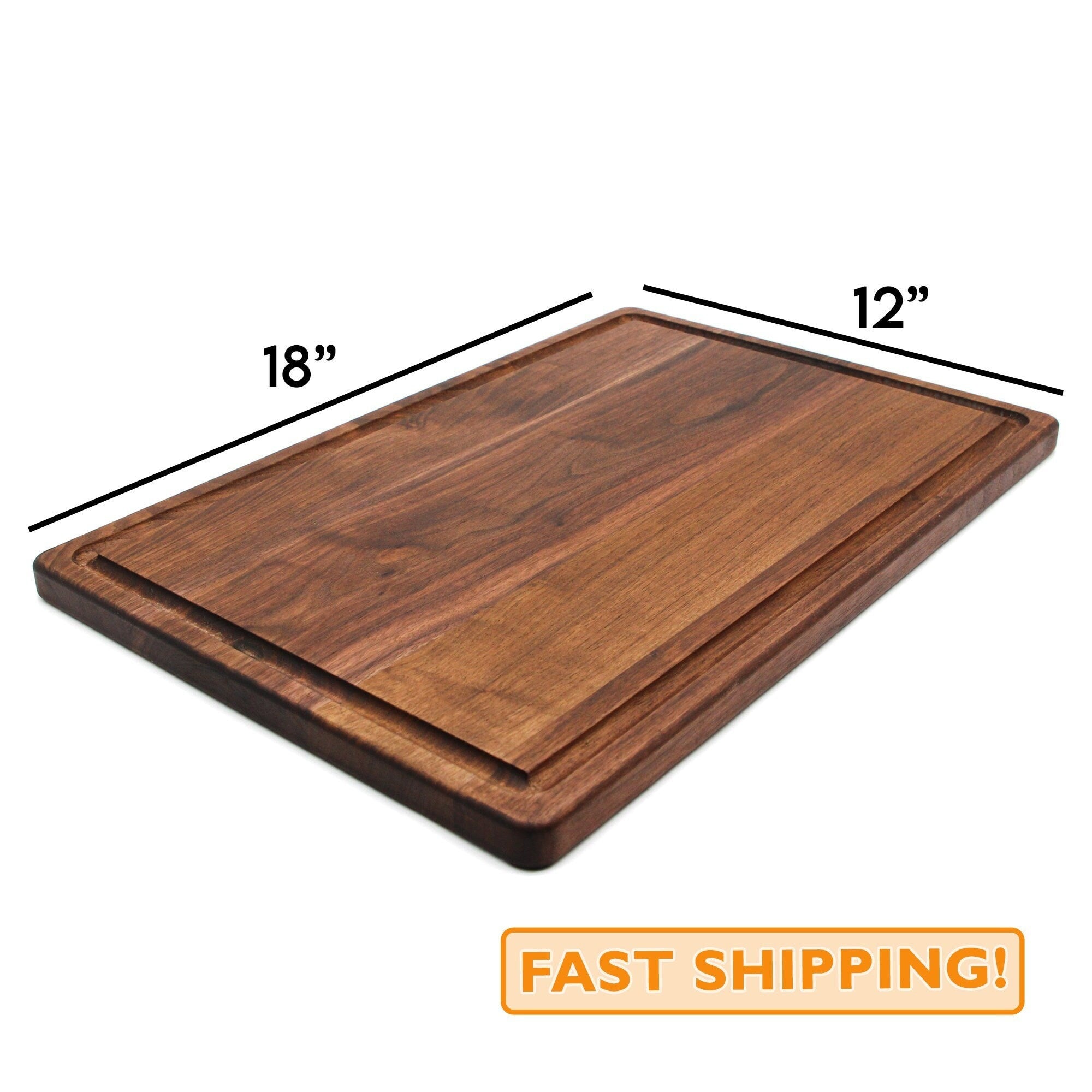 Large Wood Cutting Board with Juice Groove