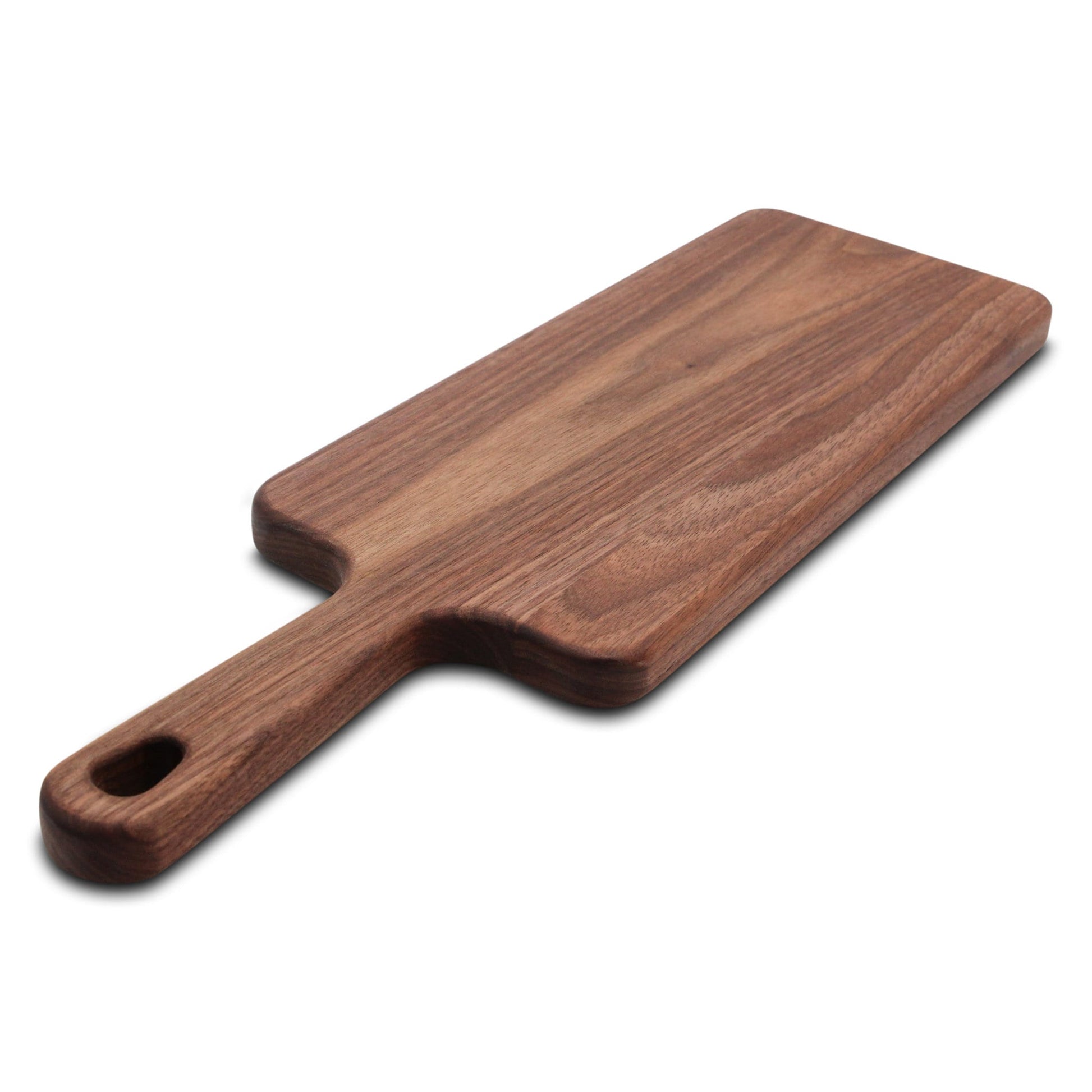 Walnut Paddle Cutting Board With Handle-5