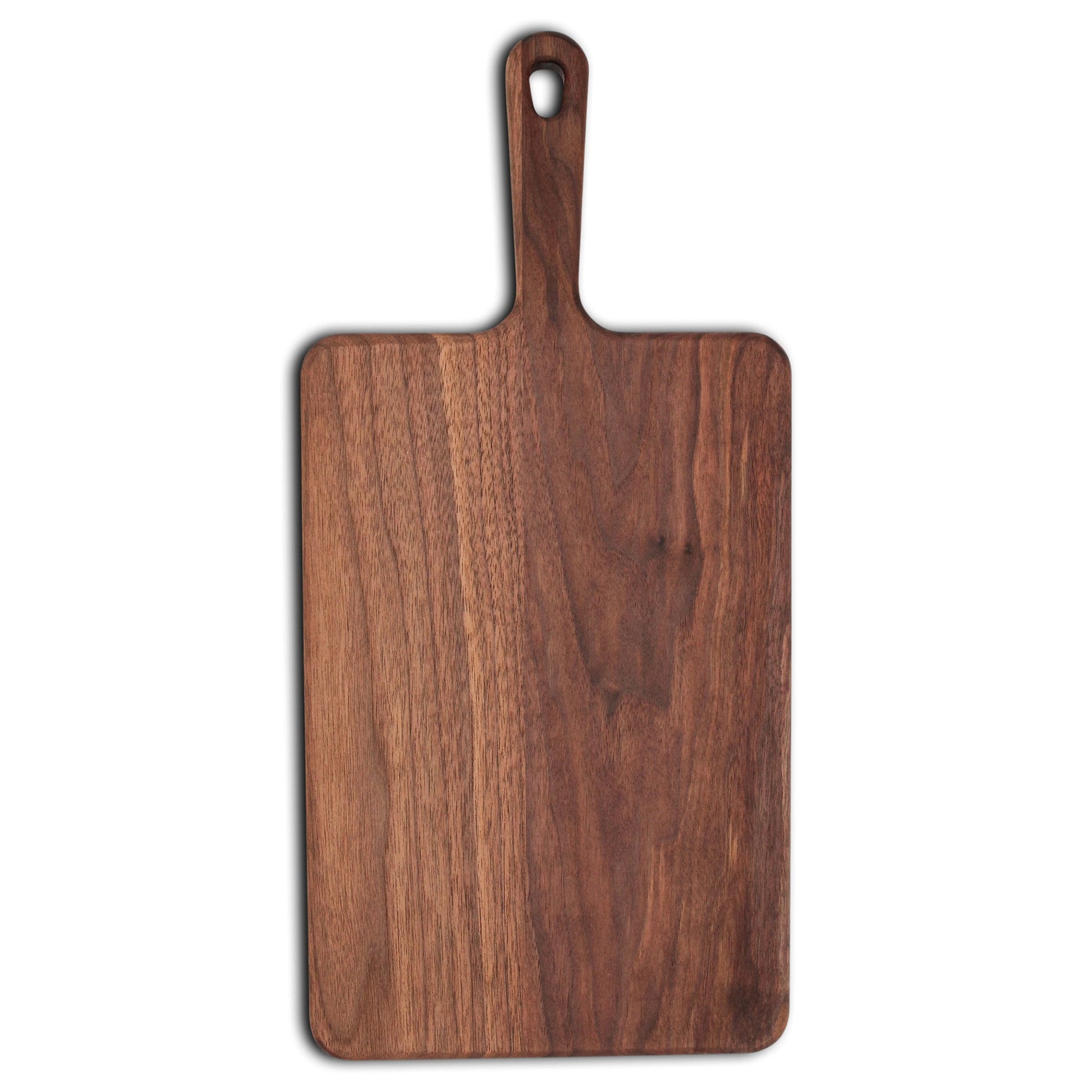 Walnut Paddle Cutting Board With Handle-3