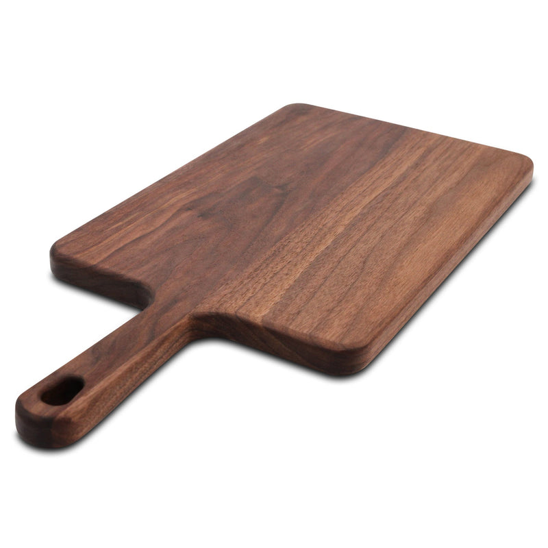 Walnut Paddle Cutting Board With Handle-zoom-