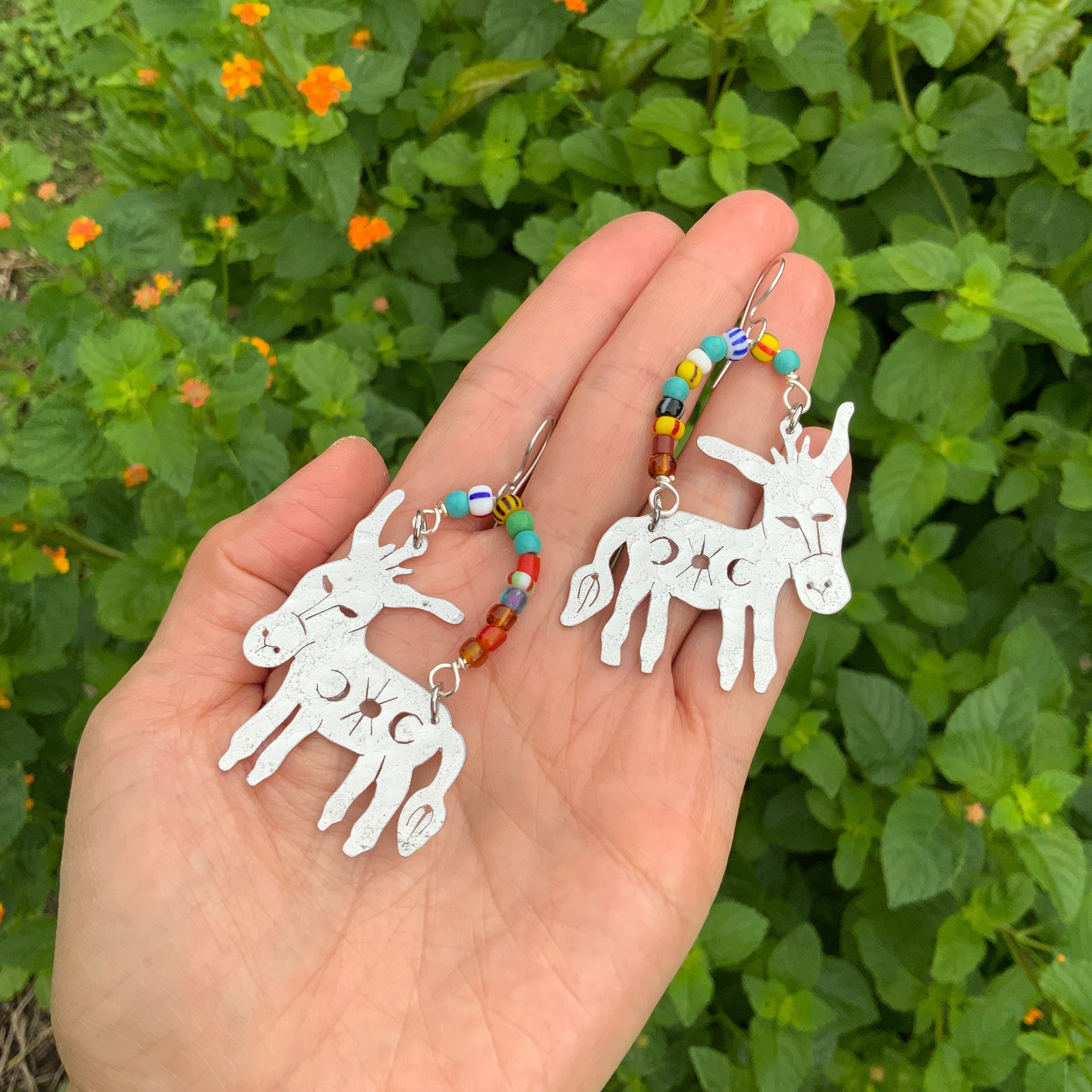 Celestial Donkey Earrings-zoom-4