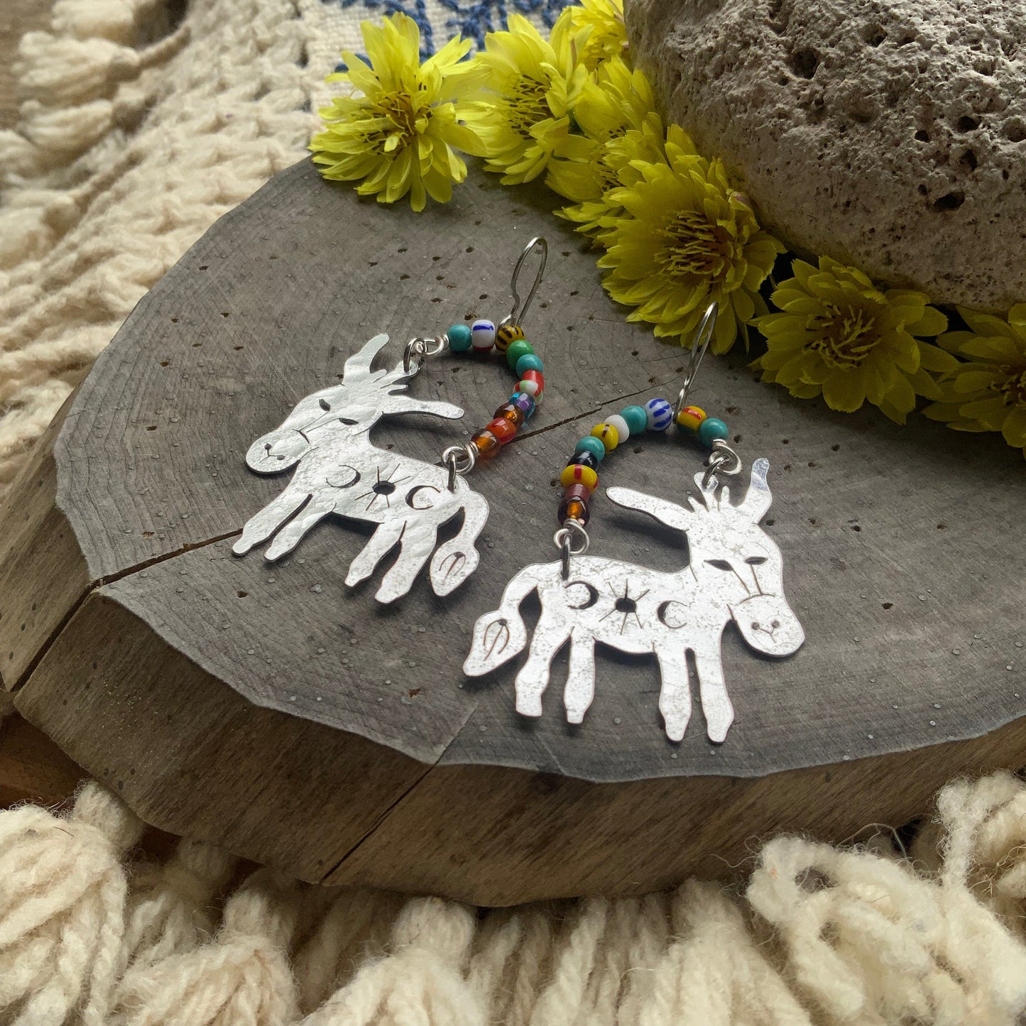 Celestial Donkey Earrings