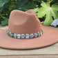 Ocean Jasper & Turquoise Gemstone Hat Band