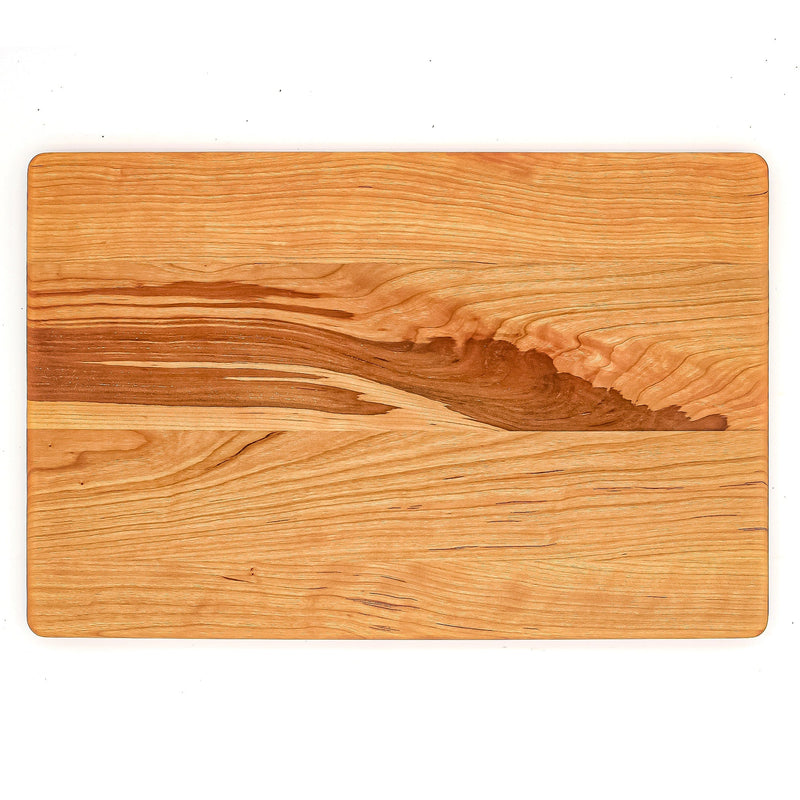 Large Cherry Wood Cutting Board With Juice Groove-zoom-