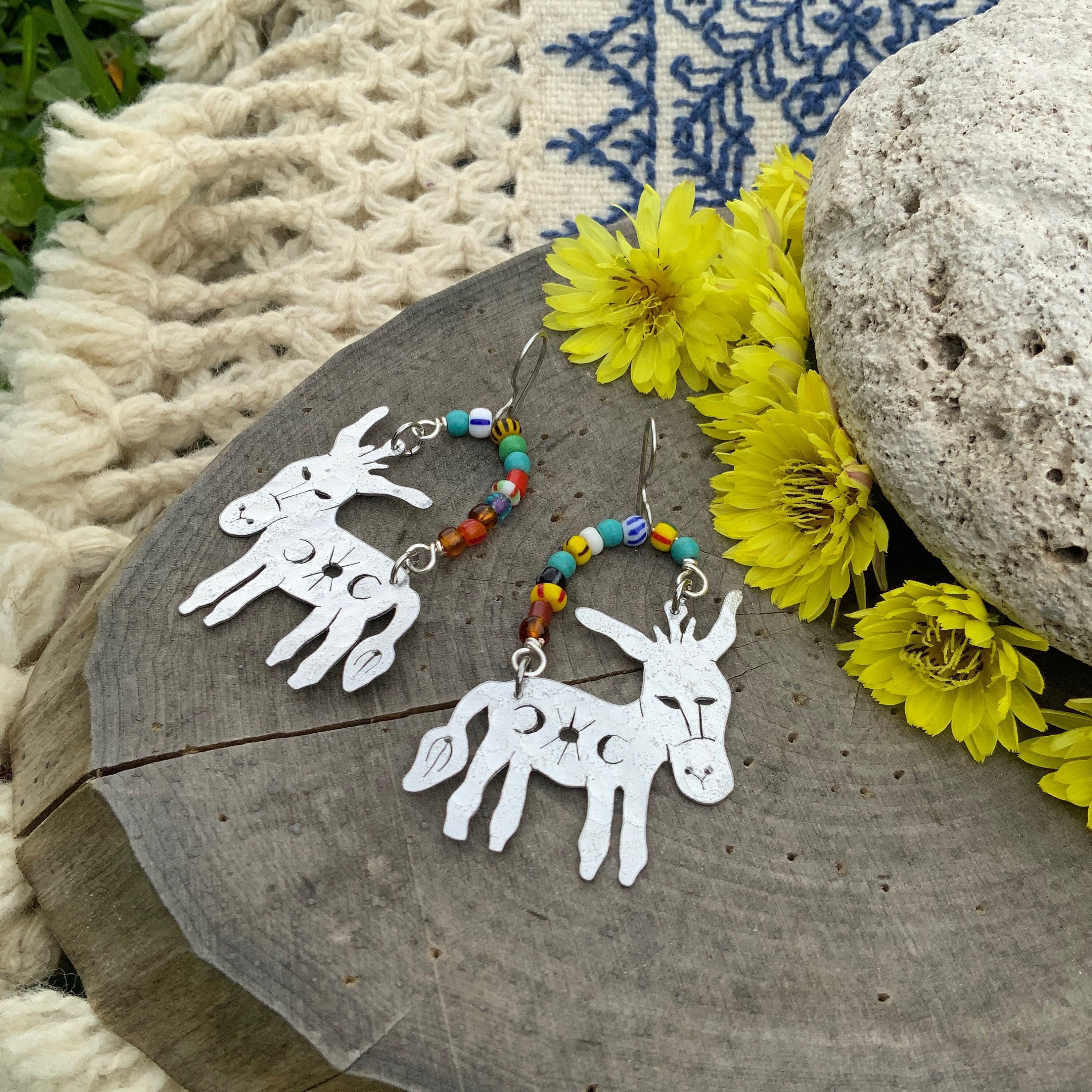 Celestial Donkey Earrings