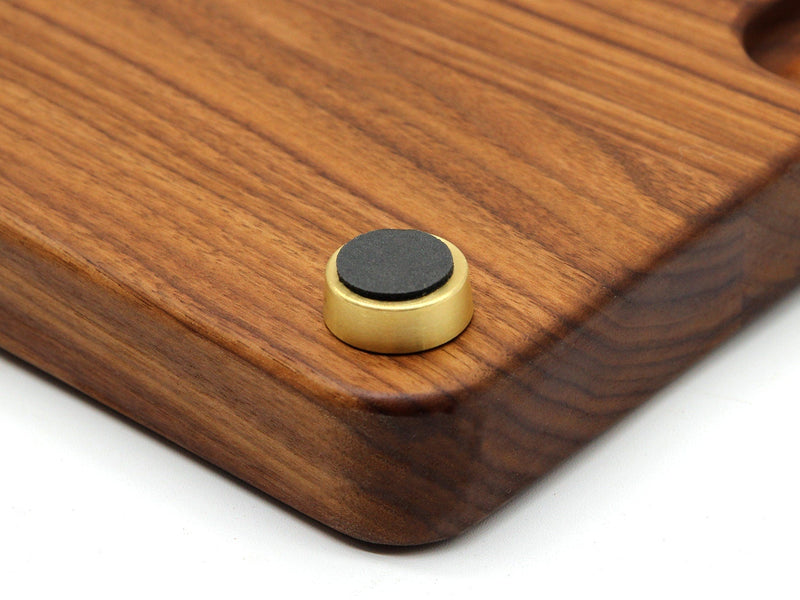 Premium Brass Cutting Board Feet | Set of 4-zoom-