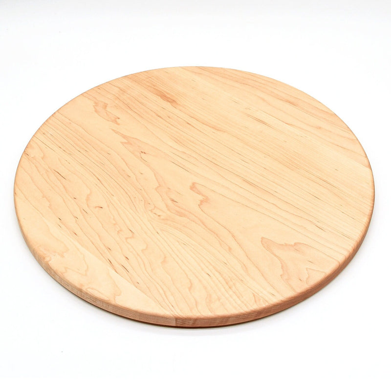 Large Walnut Round Cheese Board-zoom-