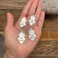 Milagro Sacred Heart Threader Earrings