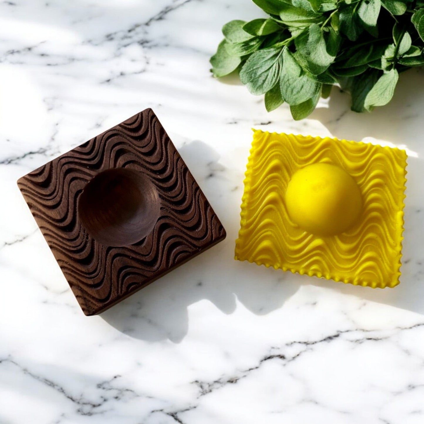 Square Wave Artisan Ravioli Mold