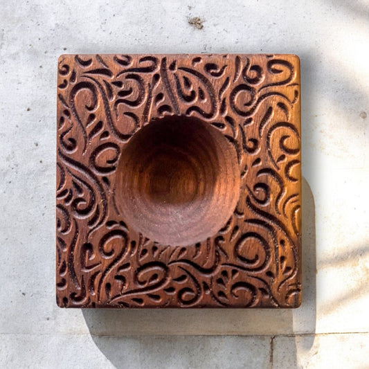 Square Floral Artisan Ravioli Mold