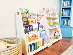 Lori | Scalloped Bookshelf + Toy Shelf Set - Aware House
