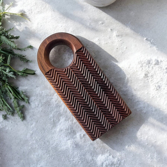 Zig-Zag Black Walnut Gnocchi Board