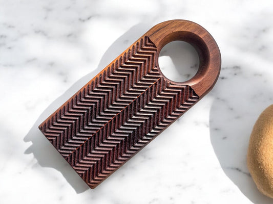 Zig-Zag Black Walnut Gnocchi Board