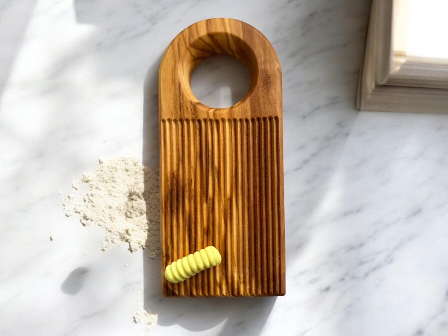 Classic Olive Wood Gnocchi Board