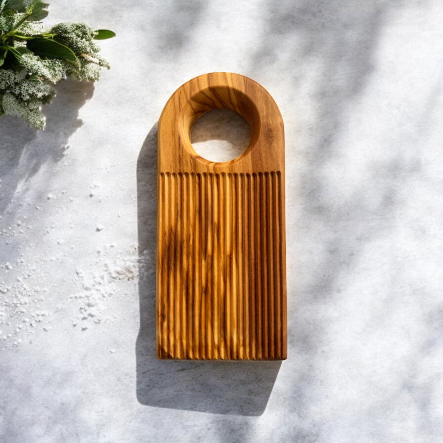 Classic Olive Wood Gnocchi Board