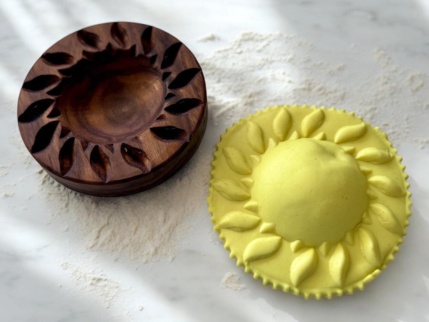 Floral Artisan Ravioli Mold