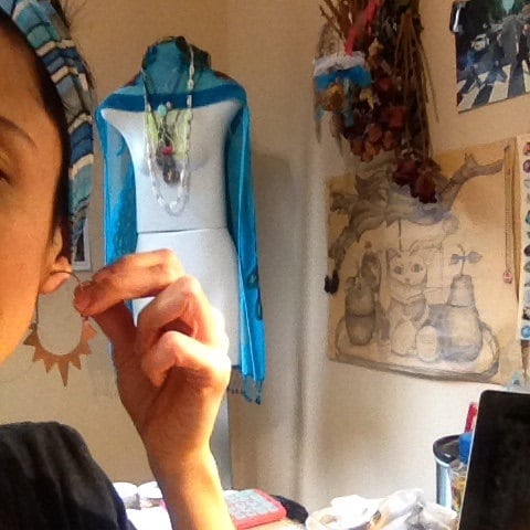 Sun Hoop Earrings-6