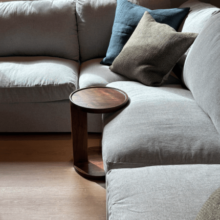 Dovetail Sofa Table | Modern Round C - Side Table - Aware House