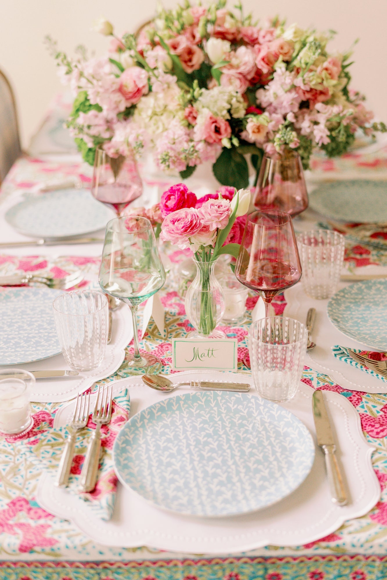 Slate Blue Ivy Manor China Plate Set-zoom-7