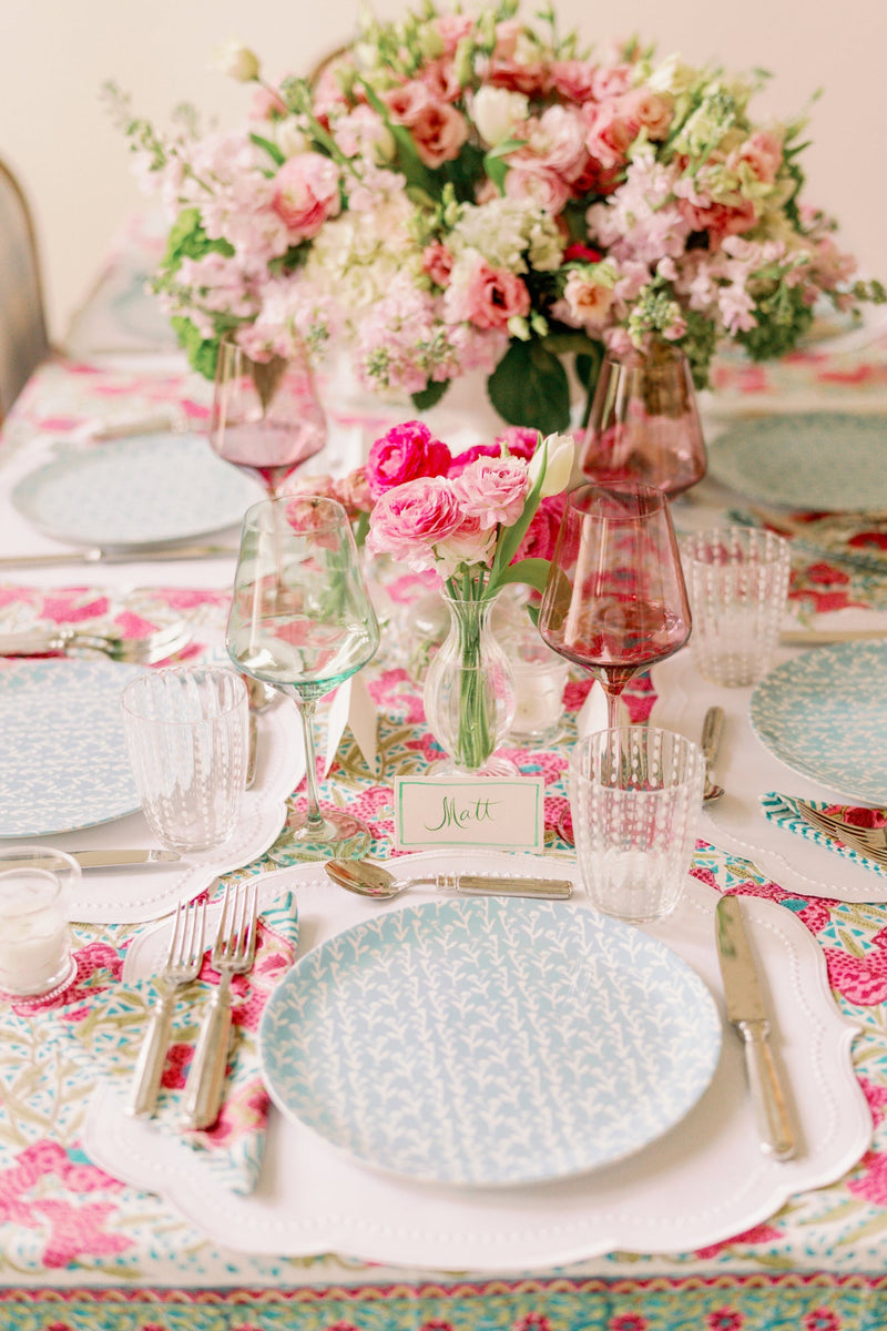 Slate Blue Ivy Manor China Plate Set-zoom-