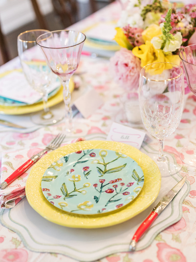 Honeysuckle China Plate Set-zoom-