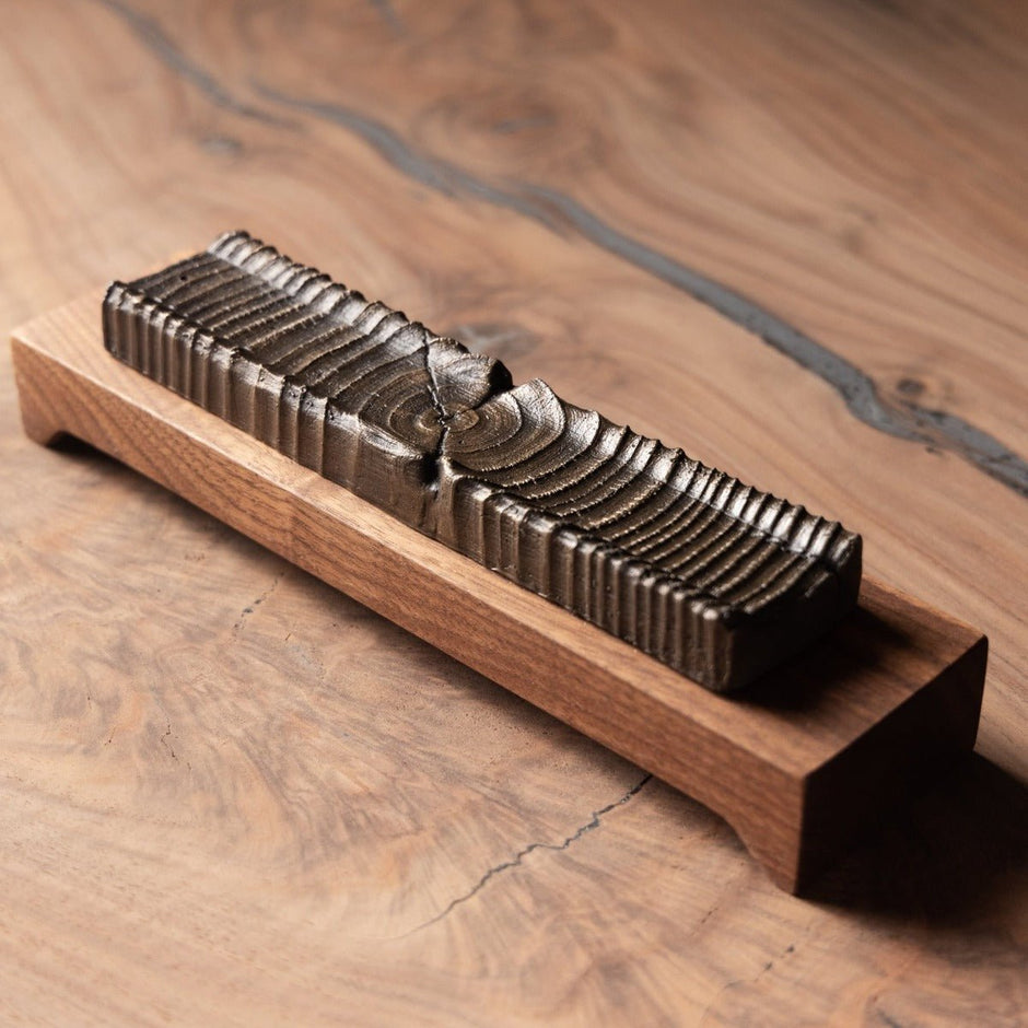 Wooden Incense Holder with Bronze Casting | Limited Edition - Aware House