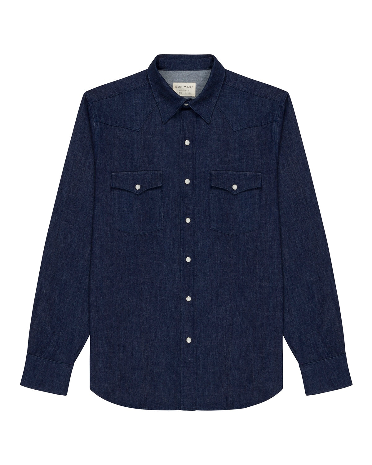 Indigo Denim Men's Shirt-zoom-1