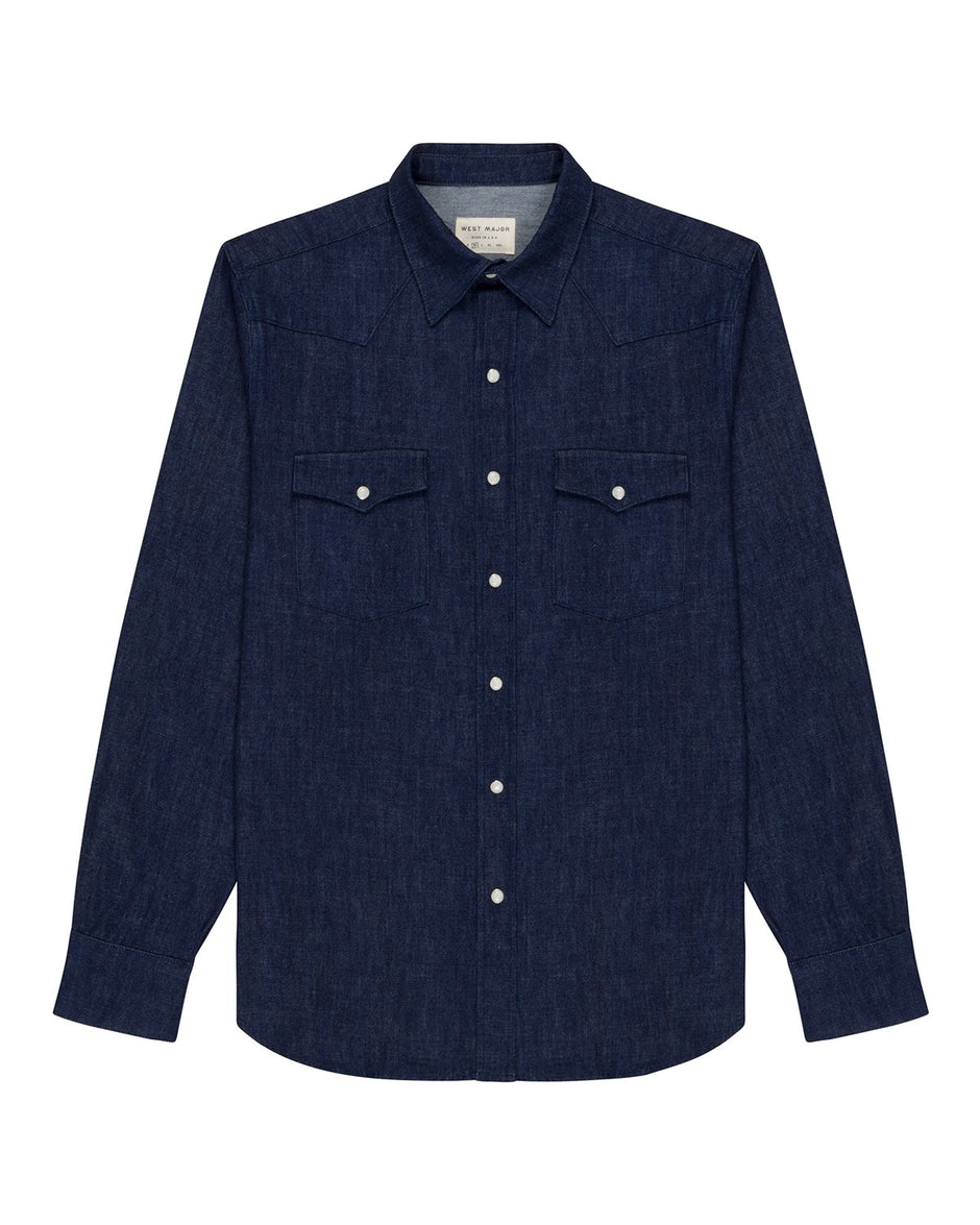 Indigo Denim Men's Shirt