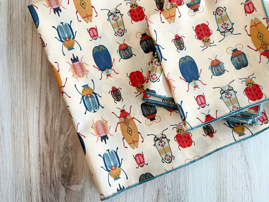 Beetle Cloth Napkins | Set of Four