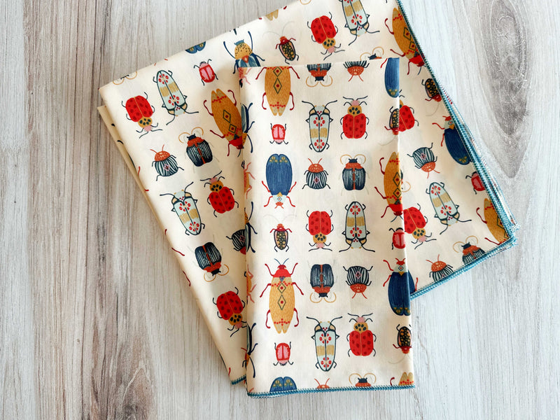Beetle Cloth Napkins | Set of Four-zoom-