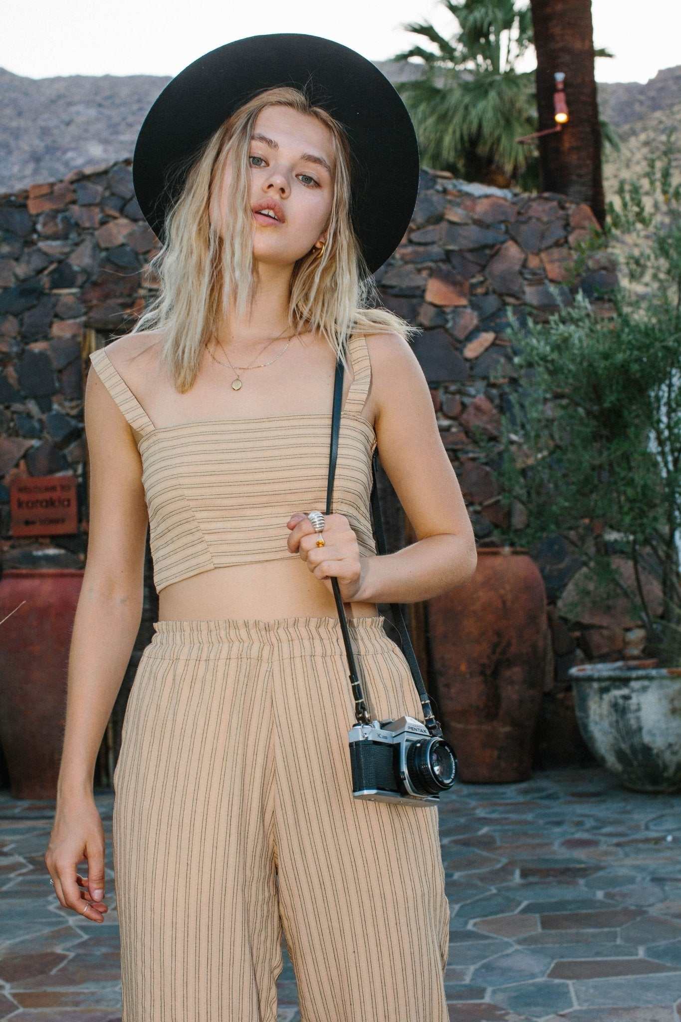 Isajah Top | Desert Stripe